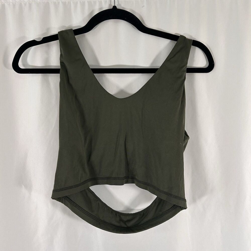 Offline by Aerie Tank Top Women's Large Green Stretchy Strappy